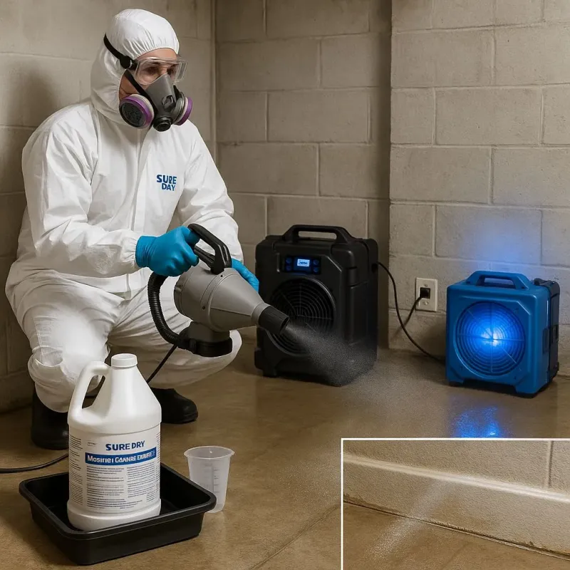 Sanitization and Odor Removal process in Edgemere, MD